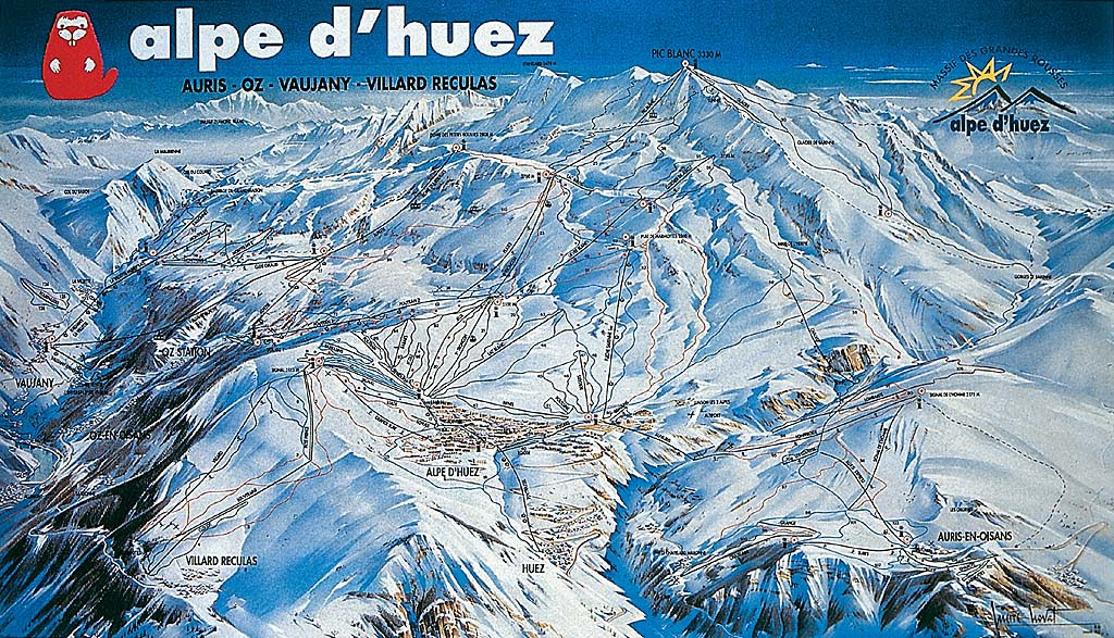 alpe d huez piste map Alpe D Huez 2006 Hoping 4 Snow